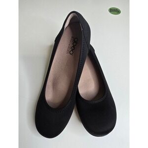 ABEO Tangier B.I.O.system Ballet Flats Womens 6M Orthotic Stretch Black AT0261
